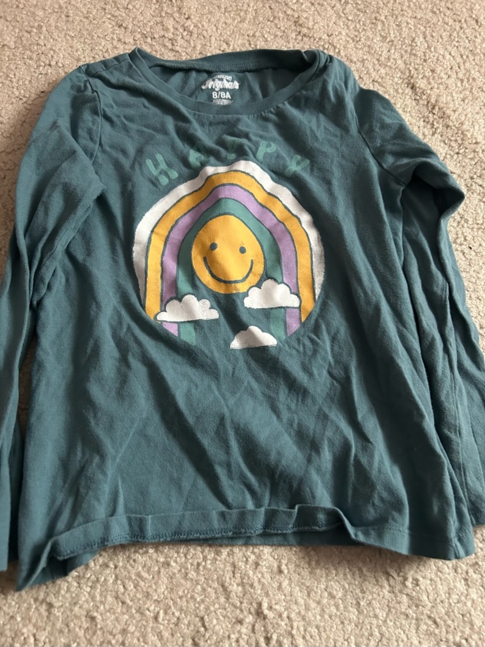 Oshkosh B'Gosh Carter’s Girls Happy Rainbow Graphic Tee